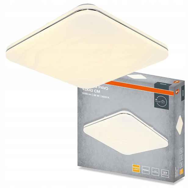 Stropní Svítidlo Led Stropní Svítidlo Nástěnné svítidlo Panel 48W 3360lm 3000K Osram