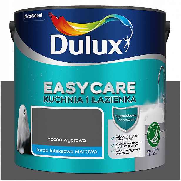 Barva na stěnu Dulux EasyCare Kuchyně a koupelna Noční výprava 2,5L