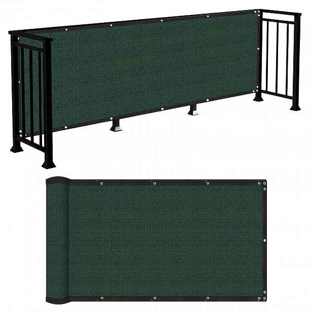 TEMU 1 Role Těžké Balkónové Zástěny, 90% Blokování Světla + UV Ochrana, pro Bytové Zábradlí/Verandy/Terasu/Bazén, Dostupné v Několika Barvách