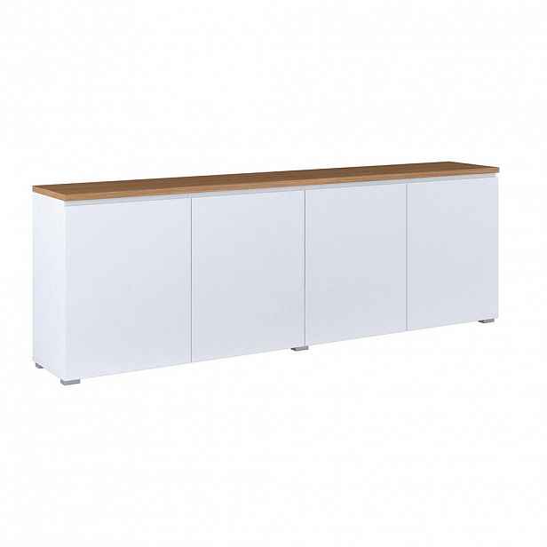 Petits-meubles SIDEBOARD Liko Bílá a dřevo