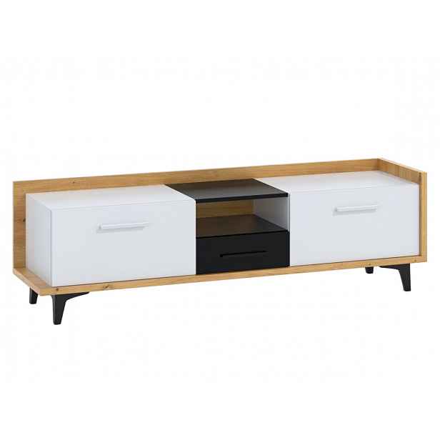 RTV 2D1S, dub artisan/bílá/černá