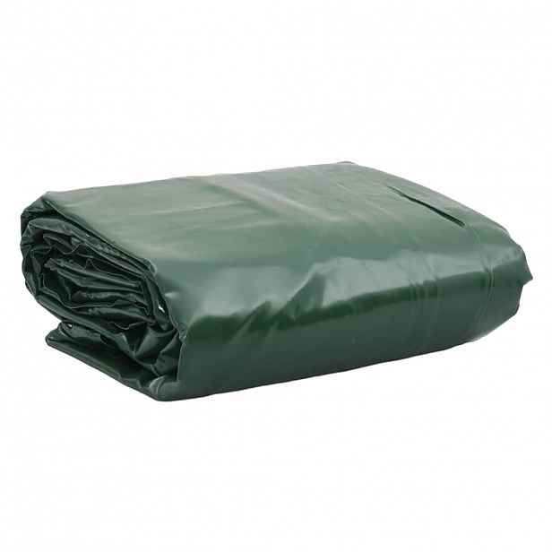 vidaXL Plachta 650g / m² Zelená 4 x 8 m Plátno s PVC povrchovou úpravou
