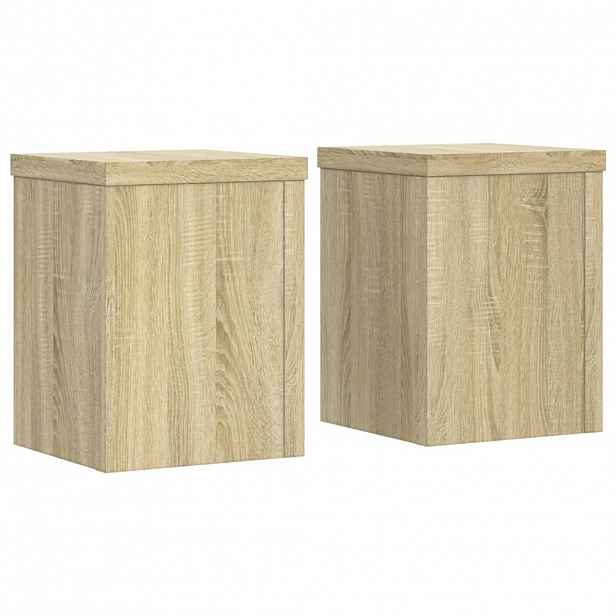 vidaXL Stojan na rostliny 2 ks Dub sonoma 15 x 15 x 20 cm