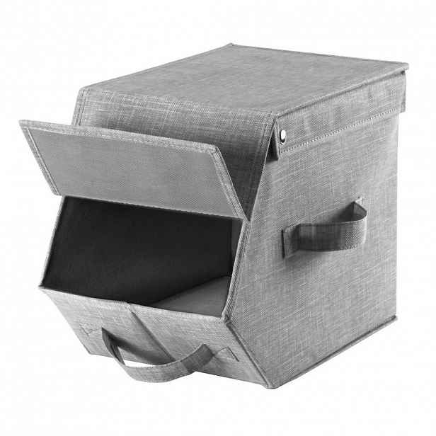 Calicosy ÚLOŽNÁ krabice s víkem a klopou - D19 cm