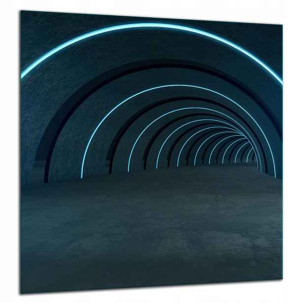 Skleněná Ochranná Deska Panel Lepidlo 60x65 Tunel