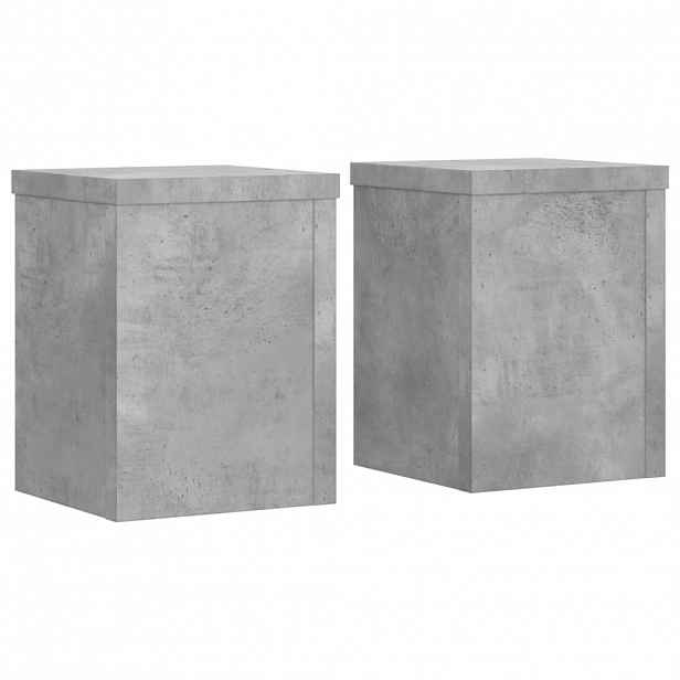 vidaXL Stojan na rostliny 2 ks Betonově šedá 15 x 15 x 20 cm