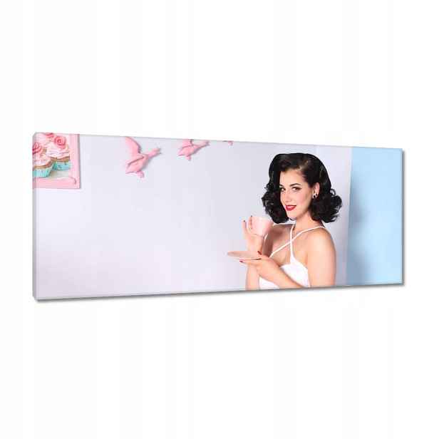 Obrazy 100x40 Vintage Žena Holka