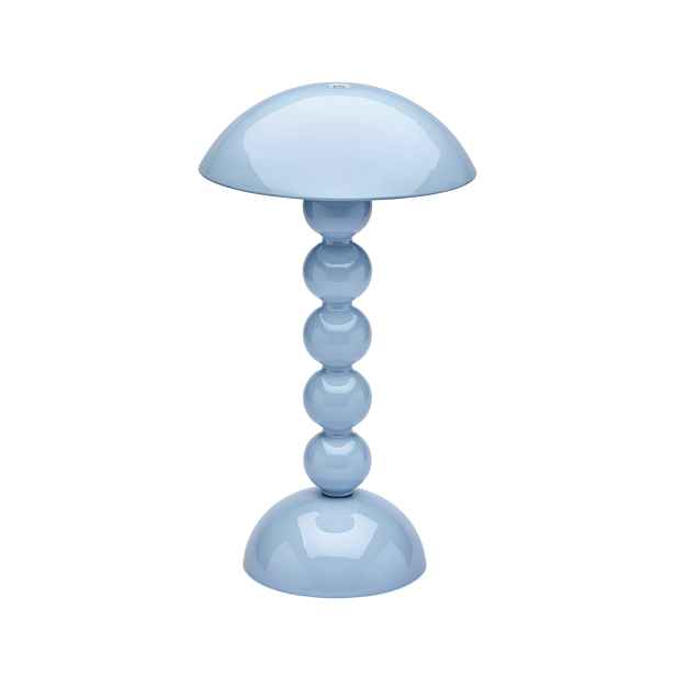 Addison Ross Bezdrátová dobíjecí LED lampa Bobbine, 30 cm, světle modrá LT1010