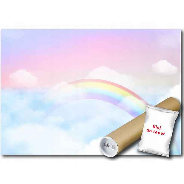 Fototapeta Flizelina Duha Nebe Mraky 208x146