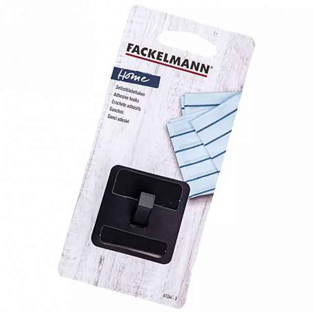 Háček čtverec 5x5cm inox black 61264