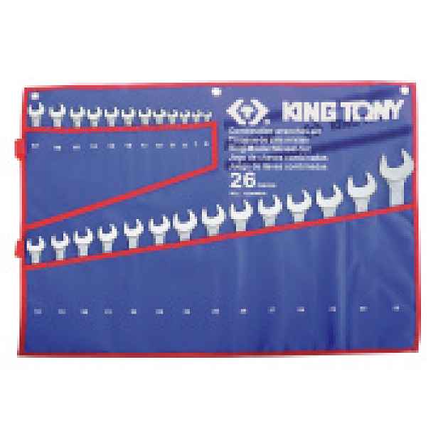 Sada očkoplochých klíčů King Tony 26 ks 1226MRN