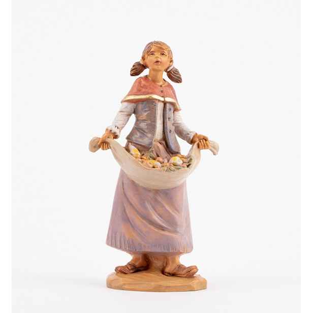 Figurka do betlému Fontanini – Dívka s ovocem – pro figurky o výšce 19 Cm