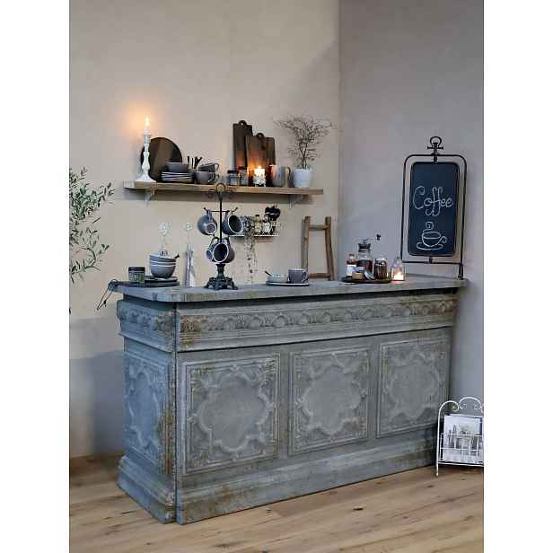 Mocca antik barový pult Vintage desk - 217*76*118 cm Chic Antique