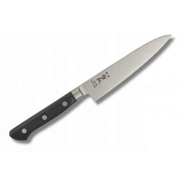 Nůž Tetsuhiro Kd Petty 12 cm, damascenská ocel VG-10