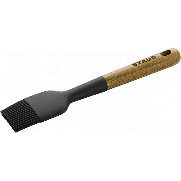 Staub štětec/mašlovačka s dřevěnou rukojetí, 22 cm