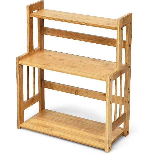 TZB Kuchyňský regál na koření CEZAR bambus