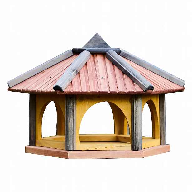 Velké dřevěné krmítko pro ptáky Zahradní 50x46x35 K50 Tik Produkt Polský