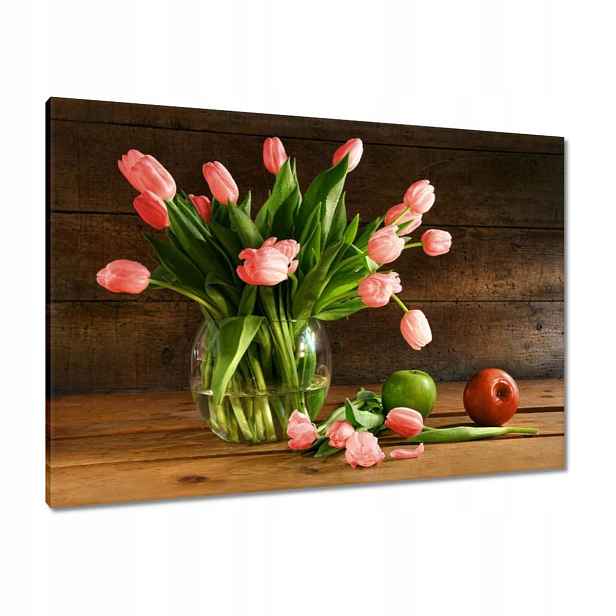Obrazy 100x70 Červené tulipány