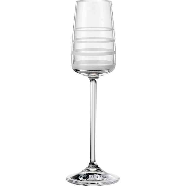 Sklenice na grappu Bohemia Cristal Linea 1975 0,08 l 4 ks