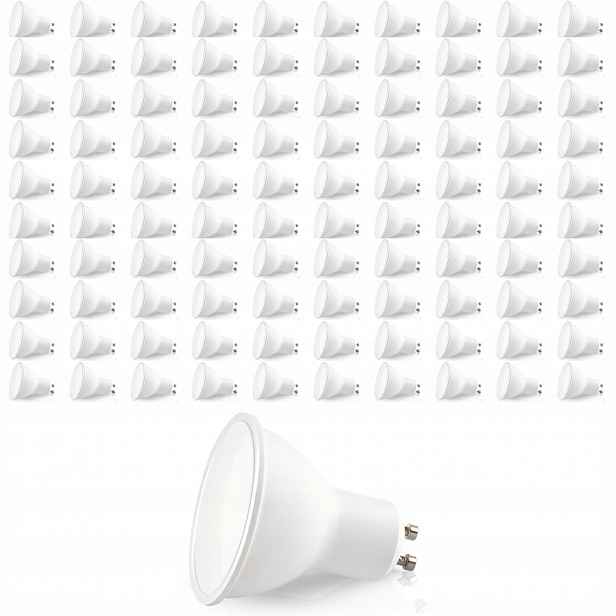 100x Led žárovka GU10 1W Teplá Barva Sada 3000K Lls
