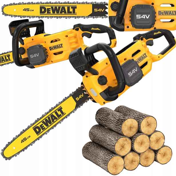 Akumulátorová Řetězová Pila Na Dřevo 54V DeWALT DCMCS574N