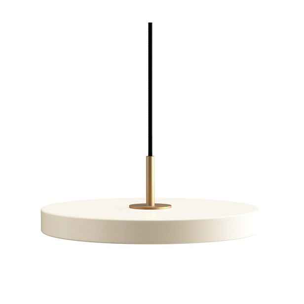 Krémové LED stmívatelné závěsné svítidlo s kovovým stínidlem ø 31 cm Asteria Plus Mini – UMAGE