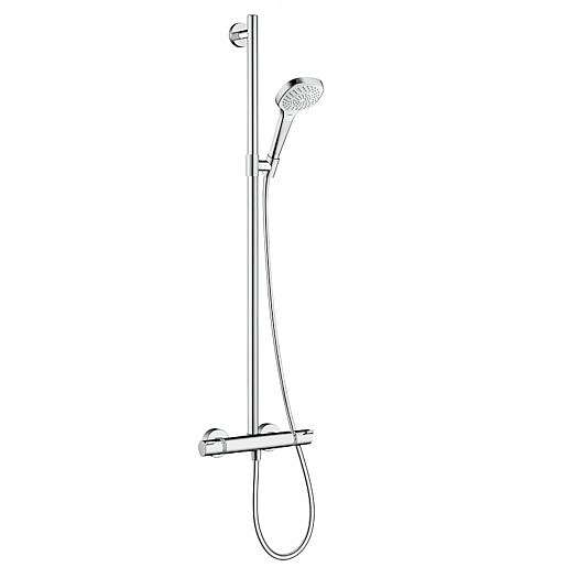 Sprchová baterie Hansgrohe Croma Select E se sprchovým setem 150 mm bílá/chrom 27248400