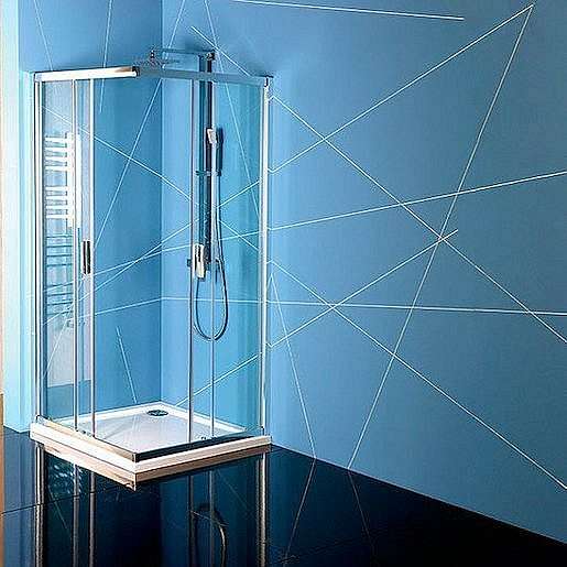 Sprchový kout obdélník 90x80x200 cm Polysan EASY chrom lesklý EL5315