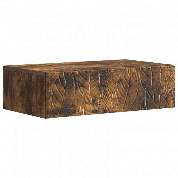 vidaXL Nástěnný boční stůl 59 x 34,5 x 17 cm Kompozitní dřevo