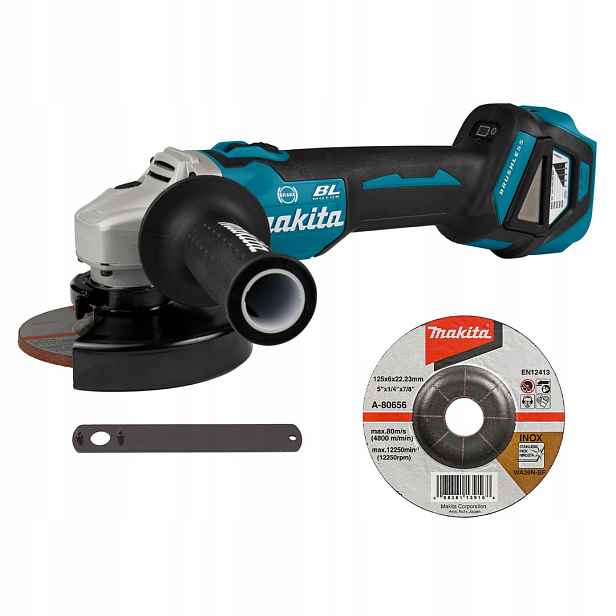 Aku úhlová bruska Makita DGA513Z 18V Lxt Xpt Bl Aft Body