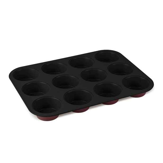 BERLINGERHAUS Forma na muffiny s nepřilnavým povrchem 12 ks Leonardo Collection BH-7945