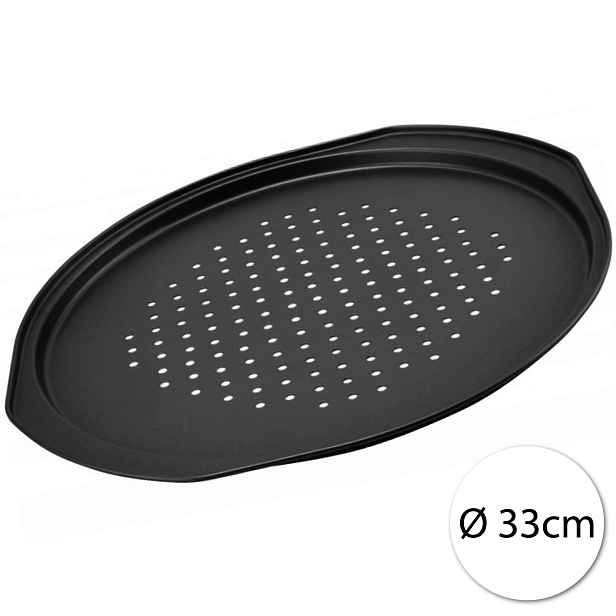Perfect Home 12550 Plech na pečení na pizzu s nepřilnavým povrchem 33 cm