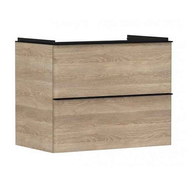 Skříňka pod umyvadlo bez umyvadla Hansgrohe Xelu Q 78x62,5x47,5 cm přírodní dub 54029670