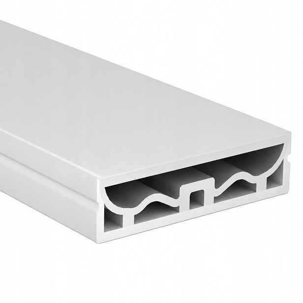 Tuba Silikonový profil Led plochý 100x30 bílý kryt pro Led pásky