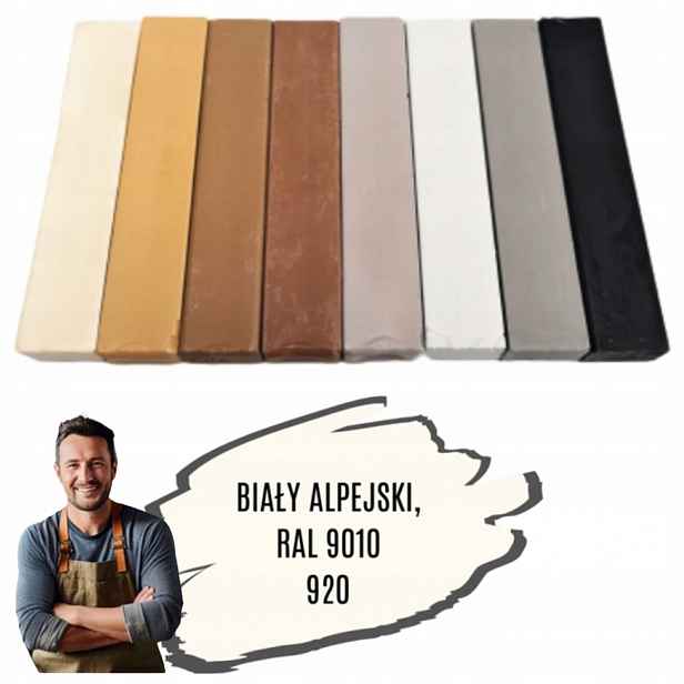 Tvrdý vosk Cleho C13 pro mělké poškození Bílý Alpský 920 8 ks