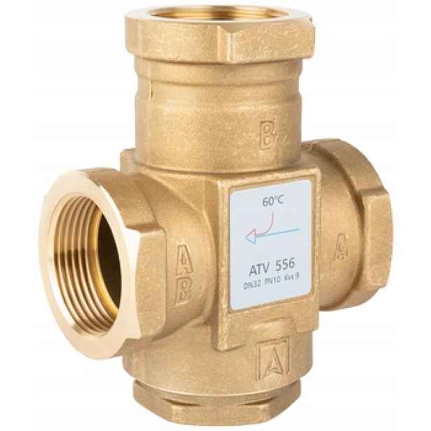 Afriso Teplotní Ventil Atv 556, DN32, RP1 1/4", Kvs 9, 60°C