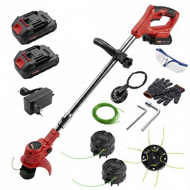 Aku Vyžínač Křovinořez na trávy elektrický 2xAKU 21 V