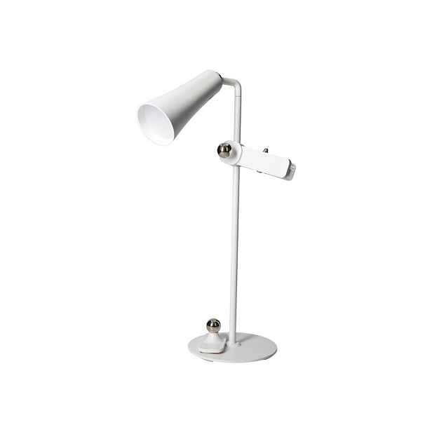 Bílá LED stolní lampa (výška 47,5 cm) 4in1 – Brandani