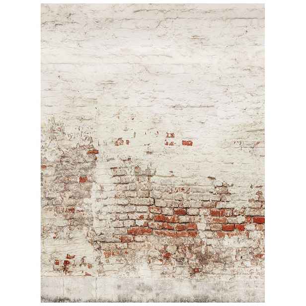 Tapeta Cihlová zeď stará bílá barva loft industrial 184x254 vinyl lepidlo