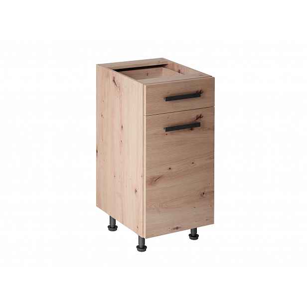 Dolní skříňka se šuplíkem VALEN 2 - šířka 40 cm, dub artisan