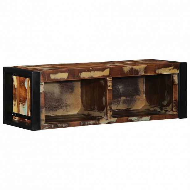 vidaXL TV skříňka vícebarevné 80x30x25 cm recyklované dřevo