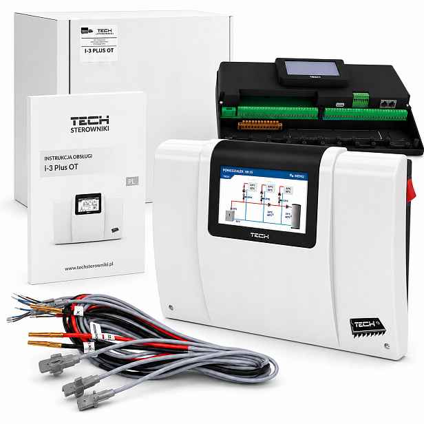 Regulátor Regulator i-3 Plus Tech Pro Instalaci C.o Obsluha 3 Topných Okruhů