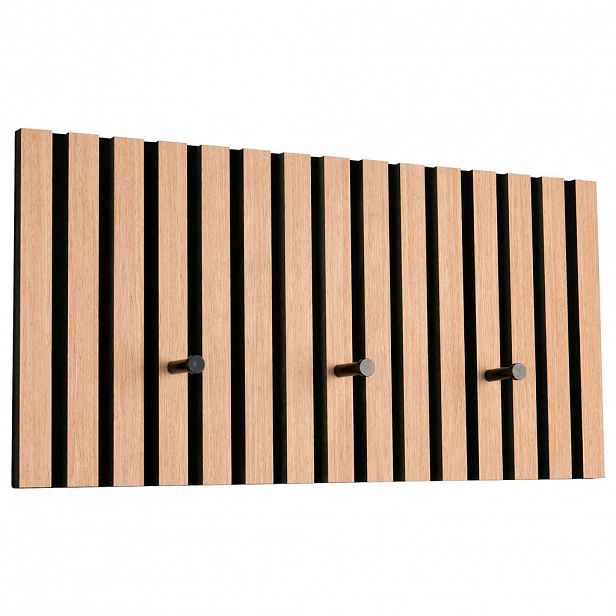 Xora ŠATNÍ PANEL, černá, dub artisan, 60/30/7 cm