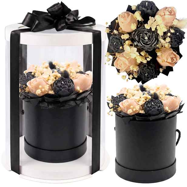 Vonné Svíčky Vonná Kytice Ze Svíček Flower Box Jako Dárek Lunari