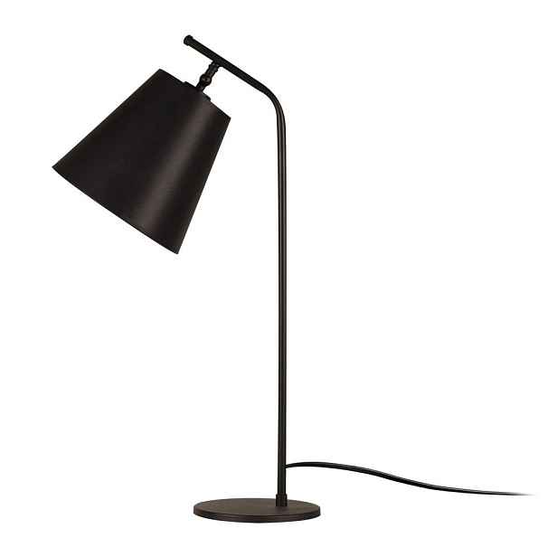 Černá stolní lampa s textilním stínidlem (výška 67 cm) Salihini – Opviq lights