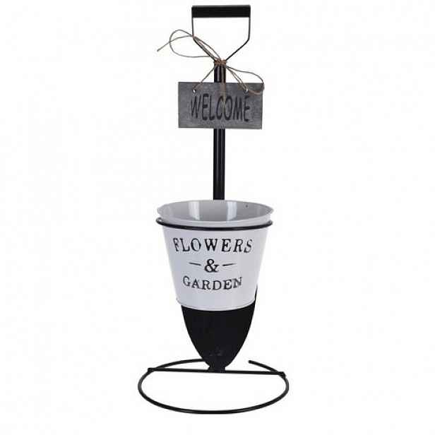 Kovový obal na květináč Flowers & Garden Shovel, 20 x 52 cm
