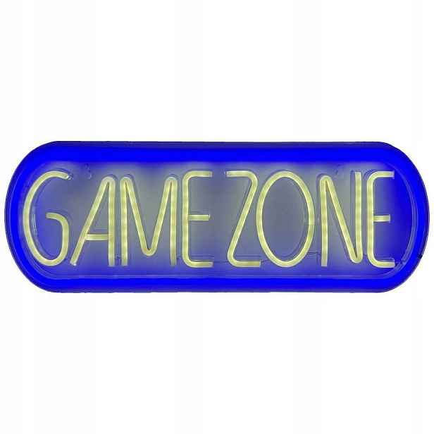 Neon Beline Light Game Zone Nástěnná Dekorace Do Hráčského Pokoje