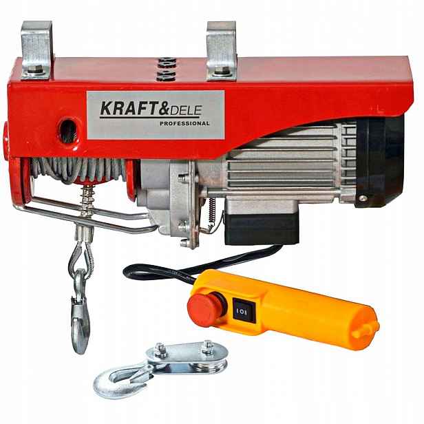 Elektrický Lanový Naviják 400/800 Kg 1300 W Kraft&dele KD1526 Dálkové Ovládání