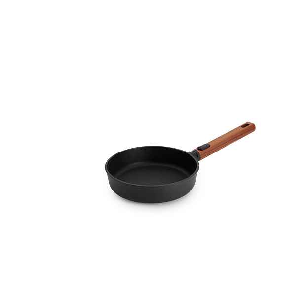 Woll Nepřilnavá pánev Eco Logic QXR s dřevěnou odnímatelnou rukojetí, Ø 20 cm 1520WLCI-Q
