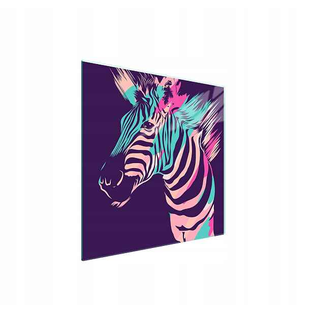 7v1 skleněná ochranná deska na sporák 50x52 Zebra